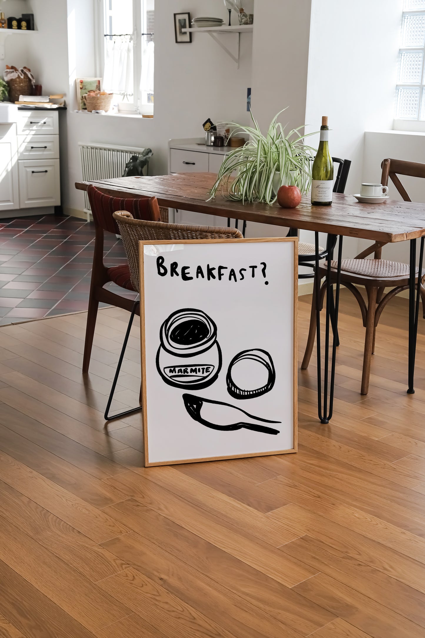 Marmite For Breakfast | Kitchen Poster | UNFRAMED