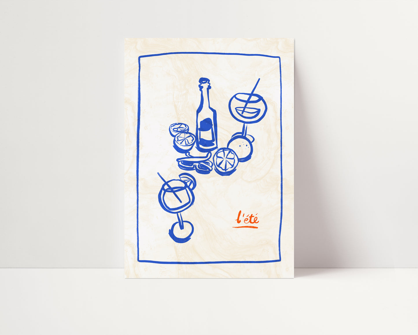 Lété | Summer Print | UNFRAMED