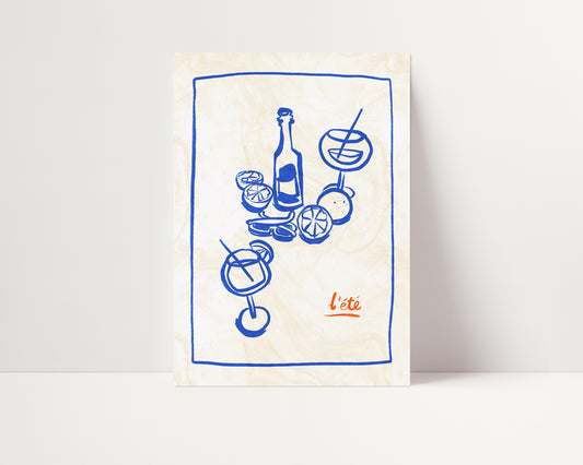 Lété | Summer Print | UNFRAMED