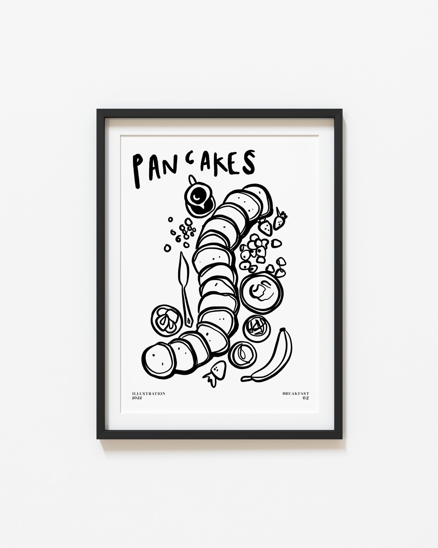 Breakfast | Set of 2 Prints | UNFRAMED