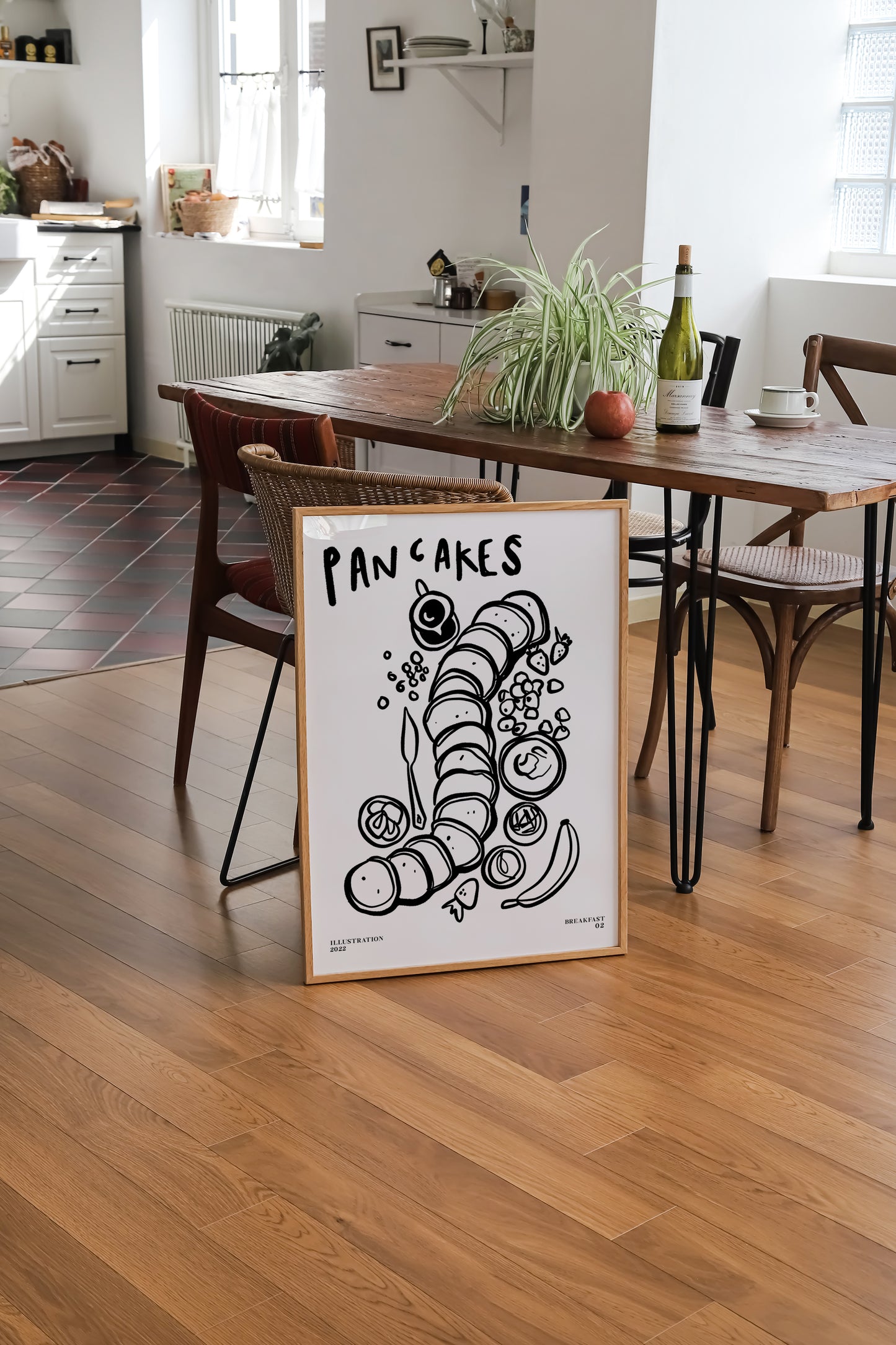 Pancakes | Breakfast Poster | UNFRAMED