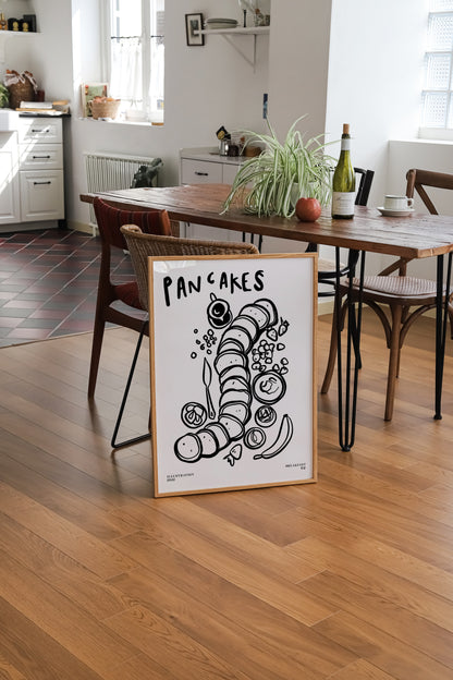 Pancakes | Breakfast Poster | UNFRAMED