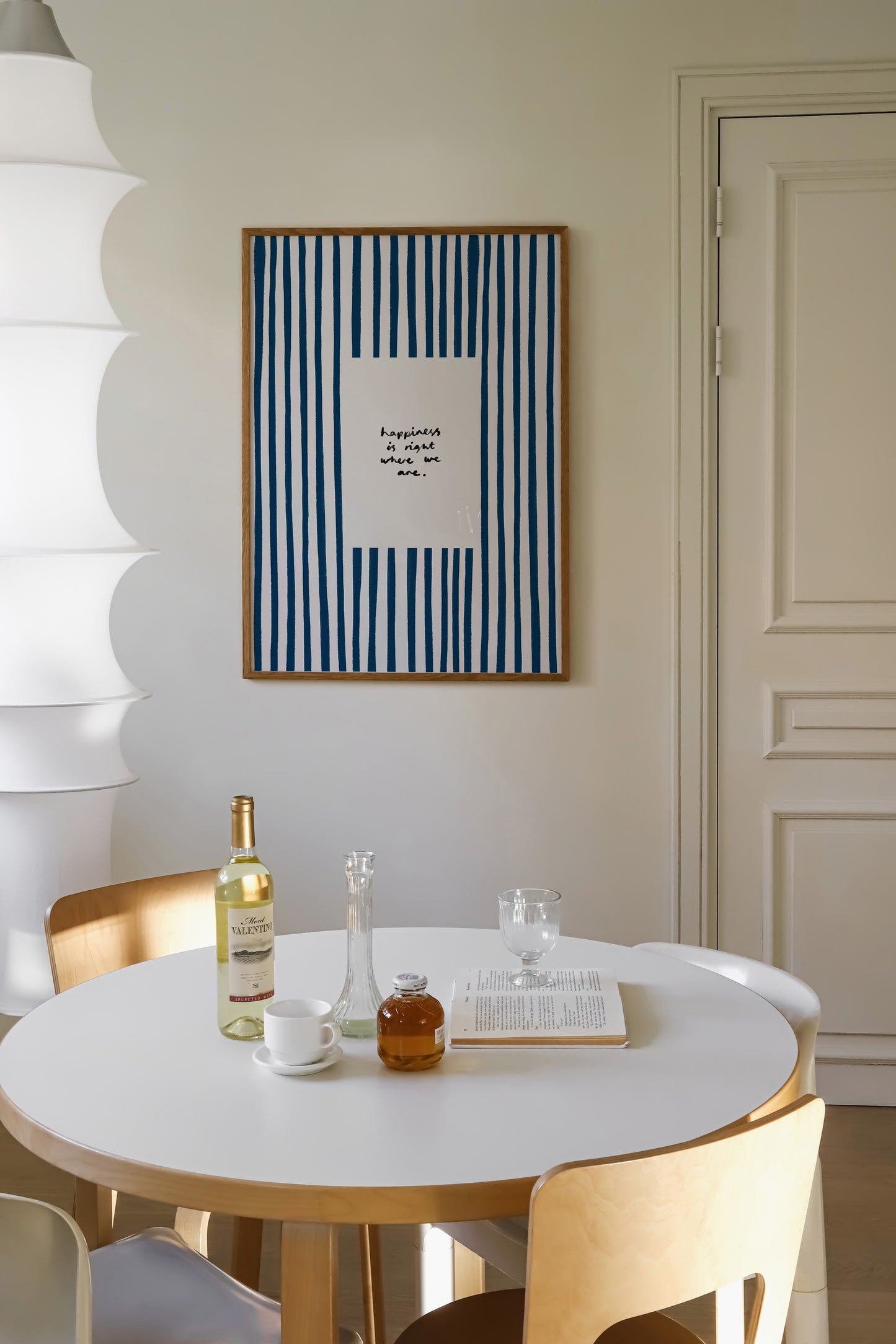 Happiness Is Where We Are | Living Room Print | UNFRAMED