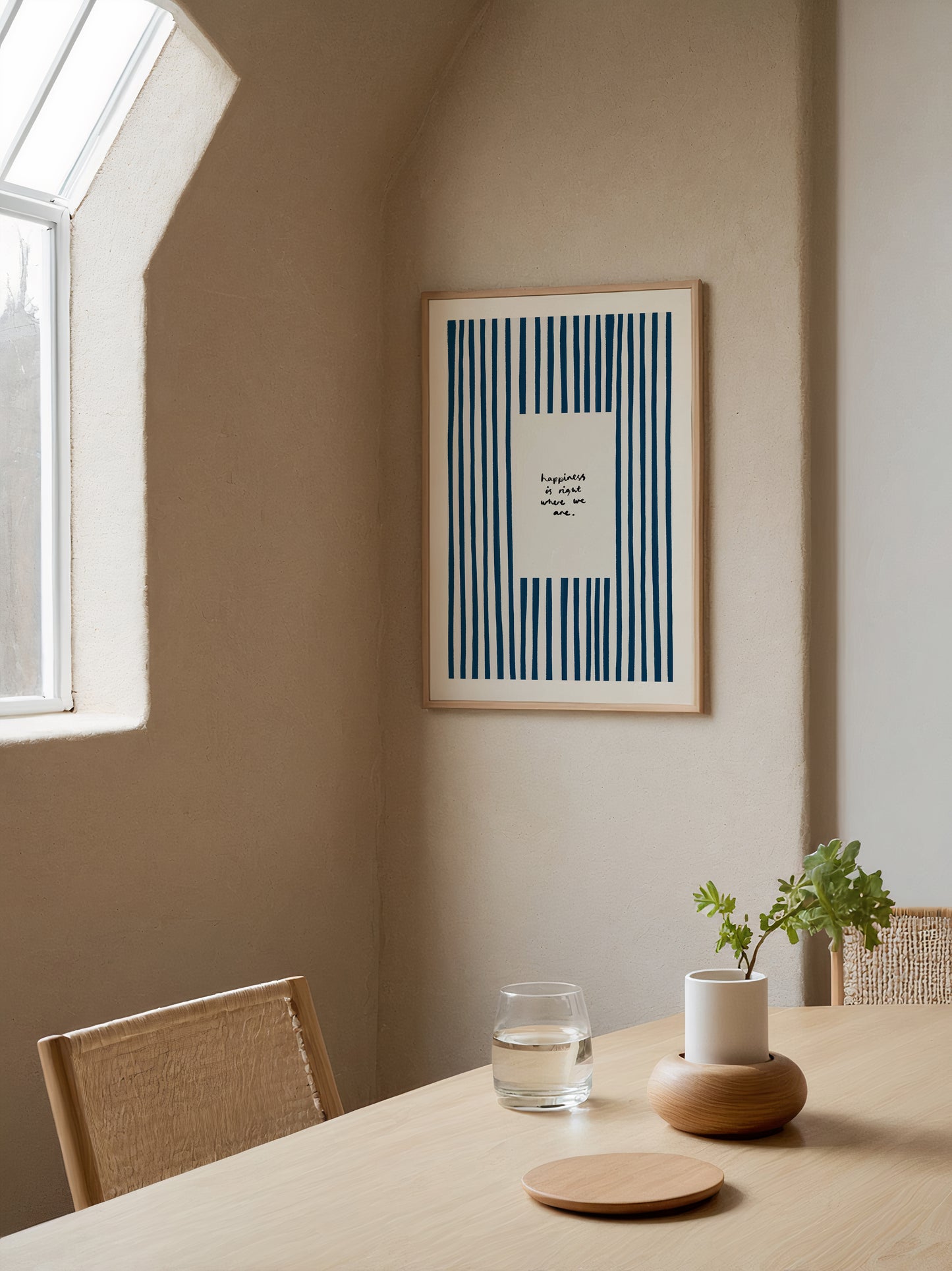 Happiness Is Where We Are | Living Room Print | UNFRAMED