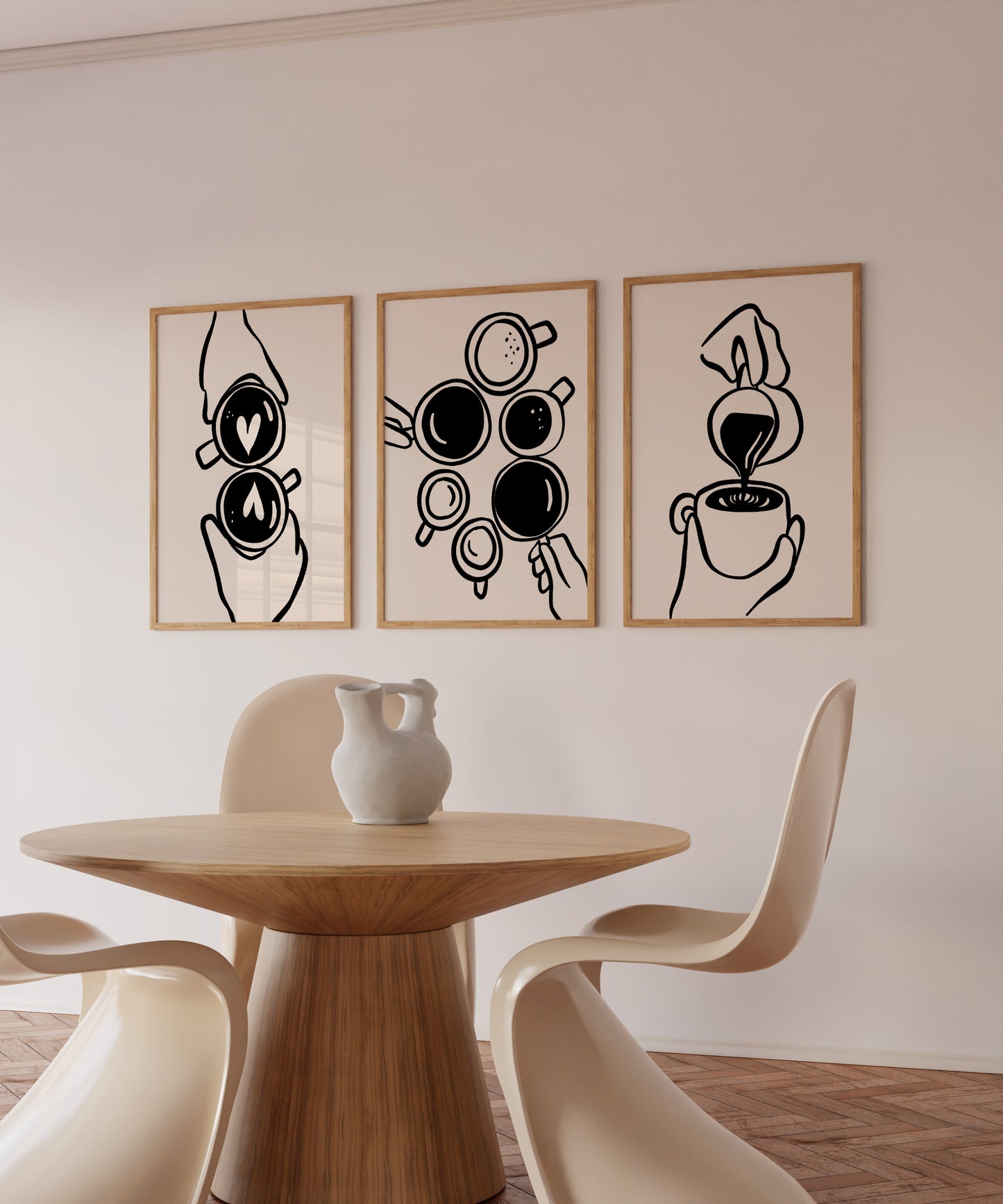 Barista Coffee | Set of 3 | UNFRAMED