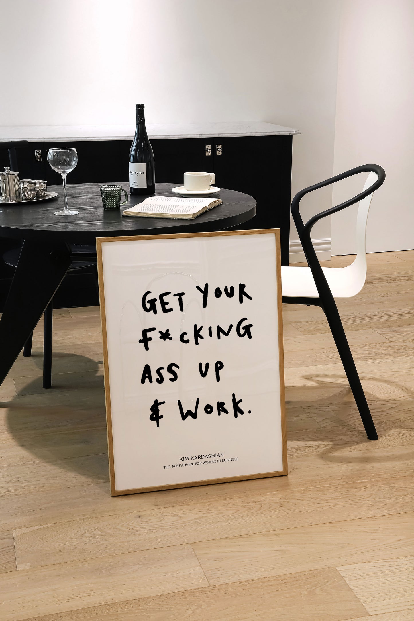 Get Your F*cking Ass Up | Kim Kardashian Poster | UNFRAMED