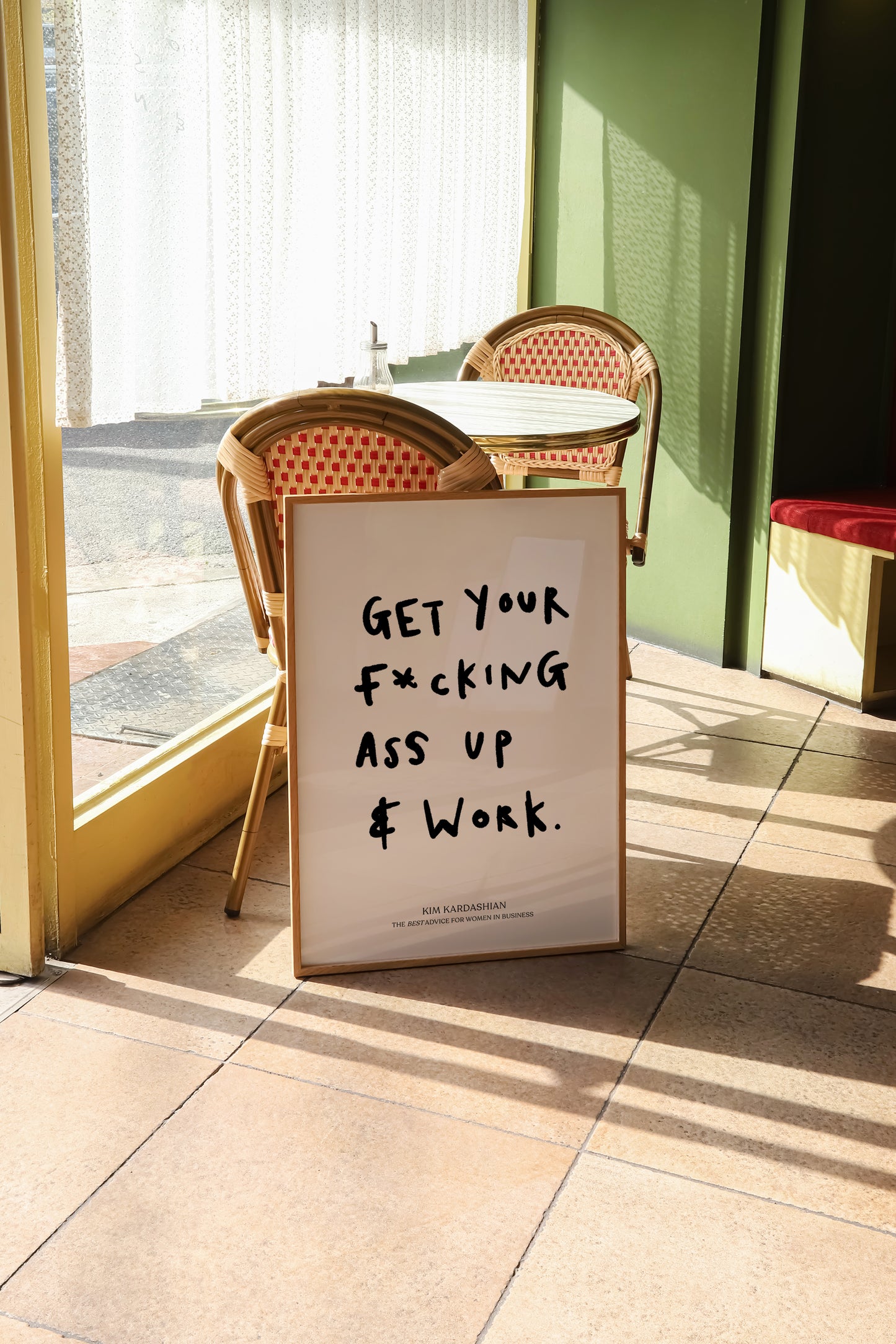 Get Your F*cking Ass Up | Kim Kardashian Poster | UNFRAMED