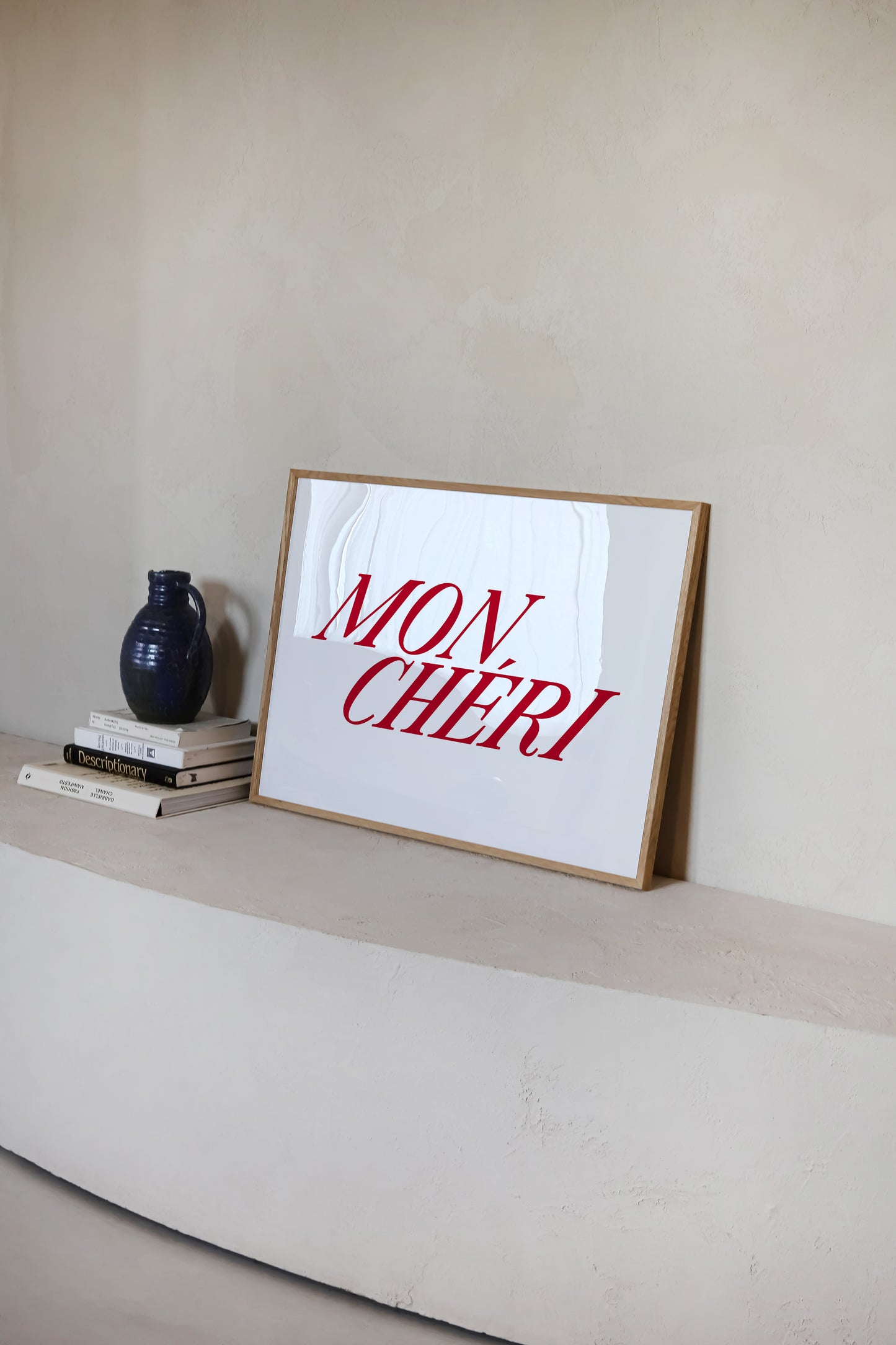 Mon Cheri | French Quote Poster | UNFRAMED