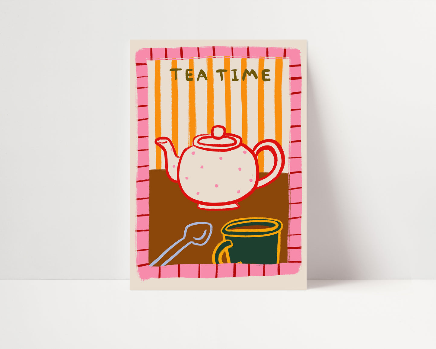 Tea Time | Tea Pot Poster | UNFRAMED