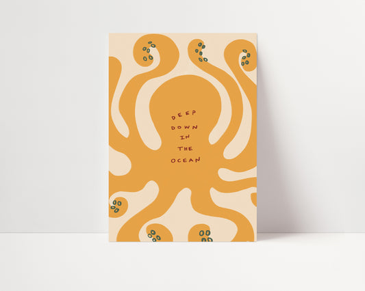 Deep Down In The Ocean | A4 | STUDIO SECOND