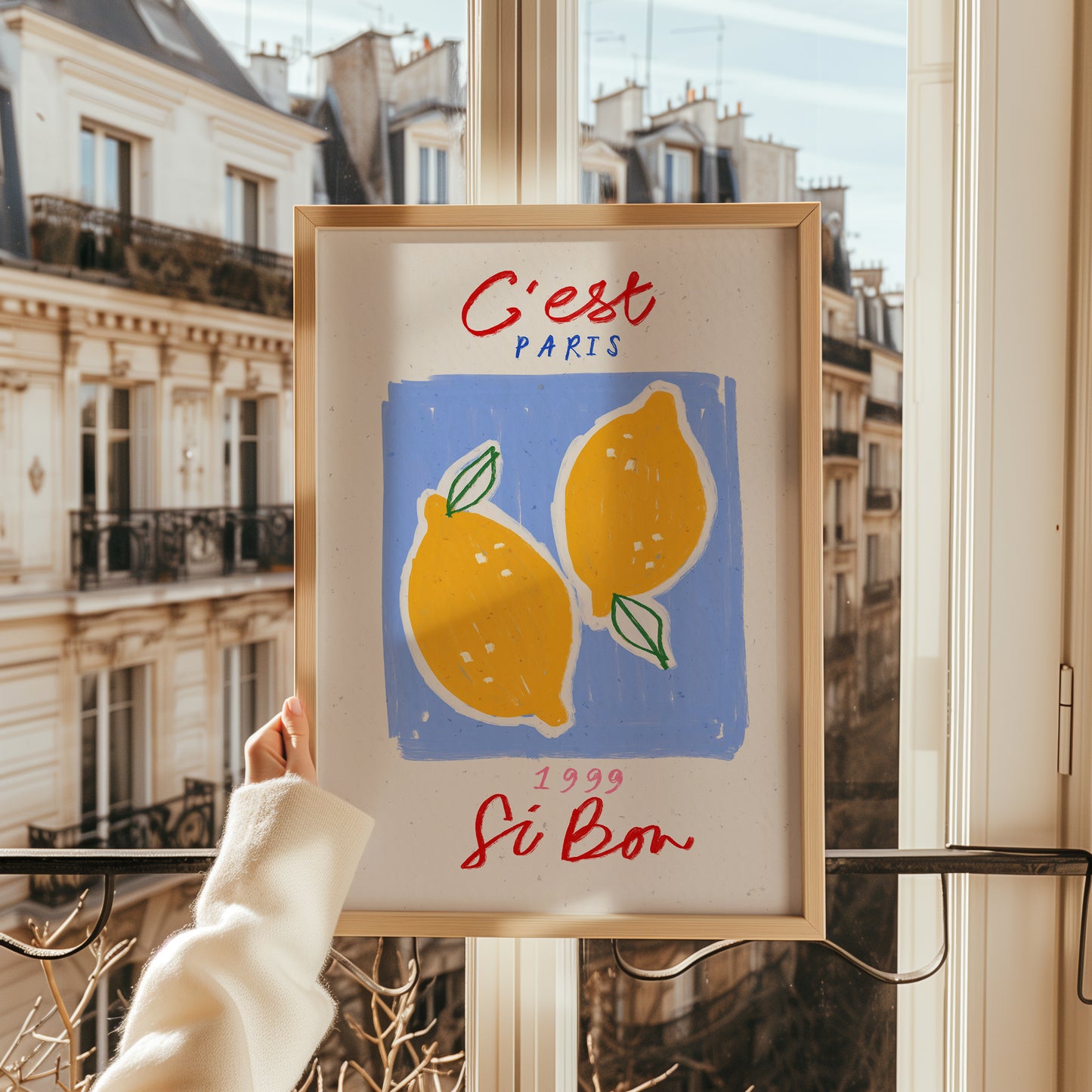 C'est Si Bon | French Lemon Print | UNFRAMED