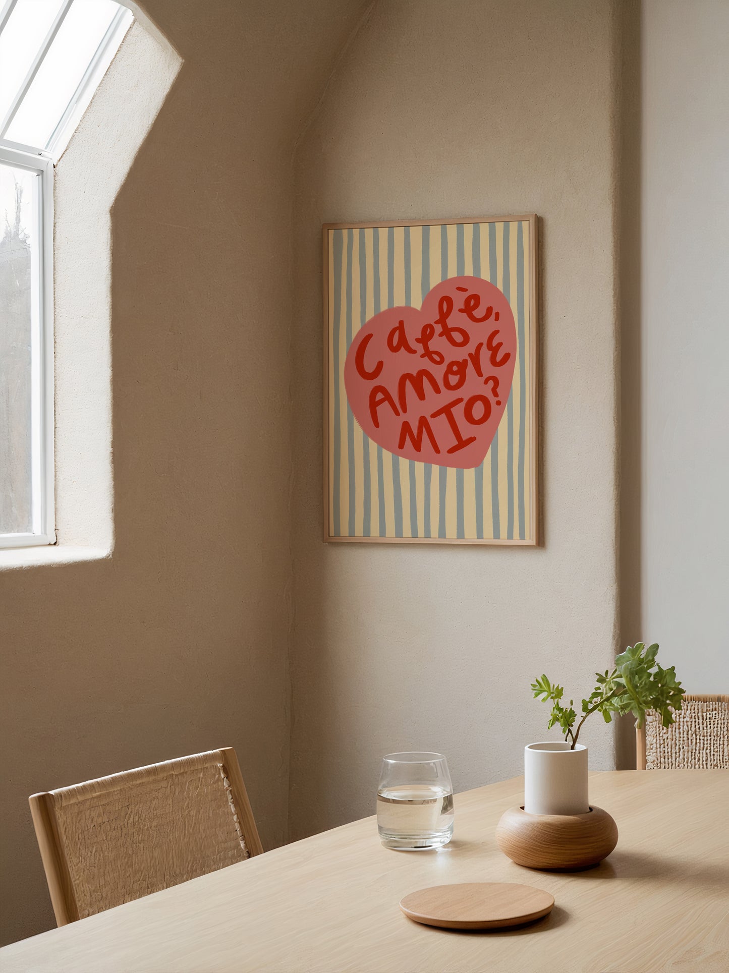 Caffe Amore Mio? | Coffee Print | UNFRAMED