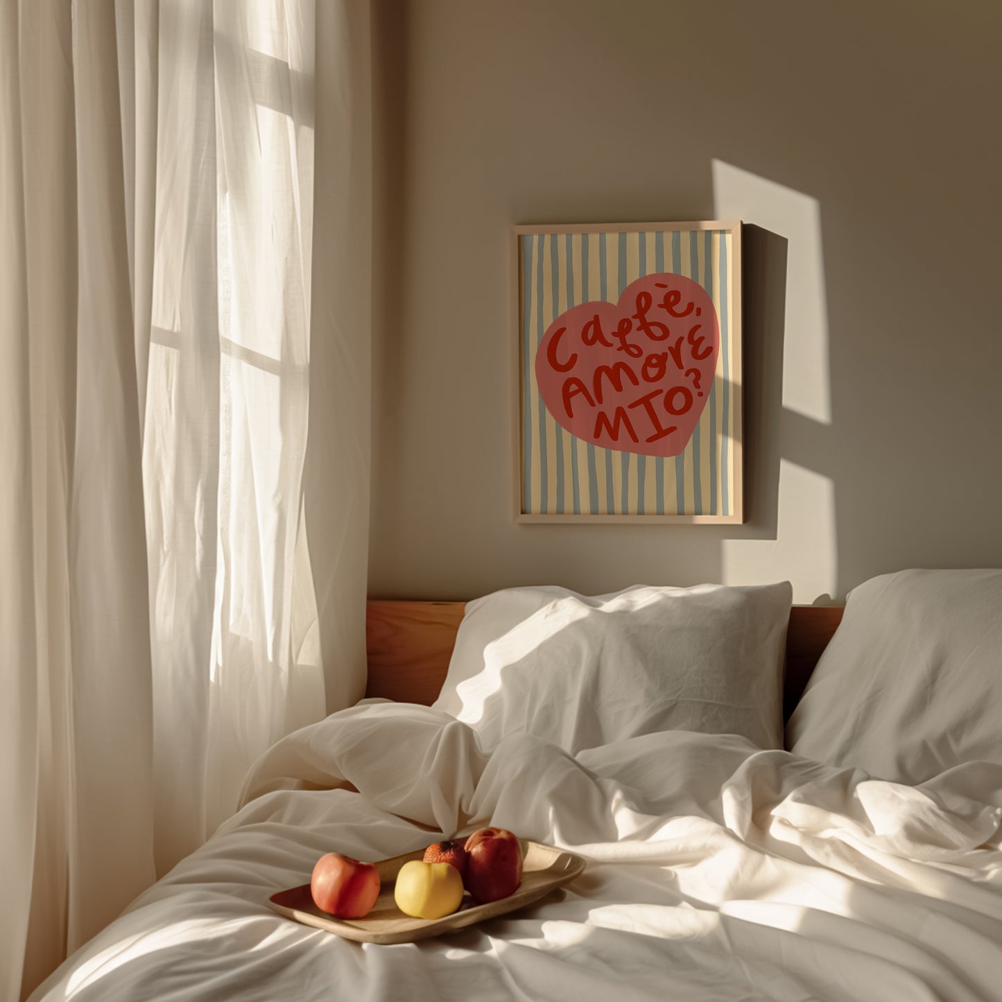 Caffe Amore Mio? | Coffee Print | UNFRAMED