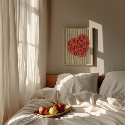Caffe Amore Mio? | Coffee Print | UNFRAMED