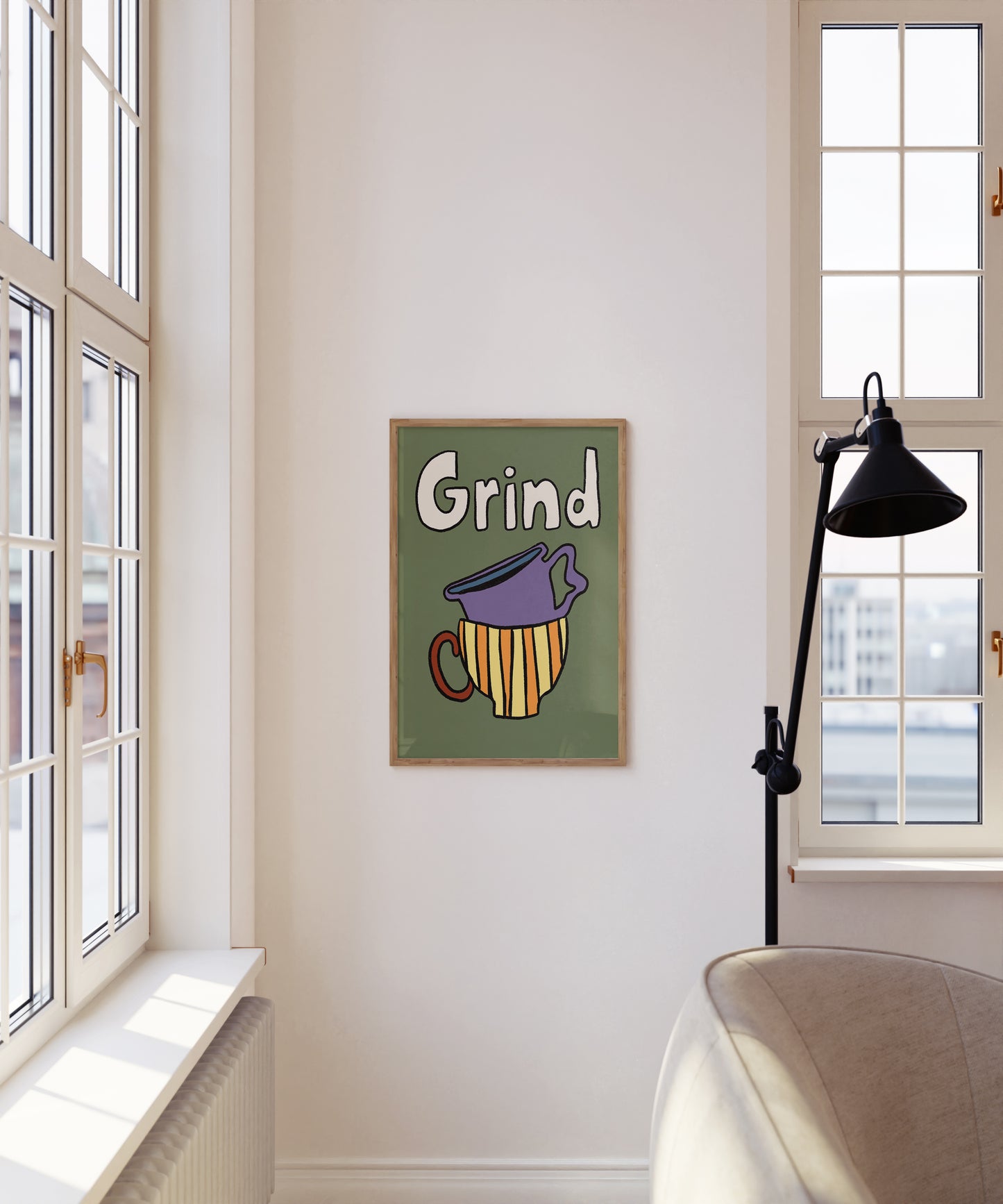 Grind | Coffee Print | UNFRAMED