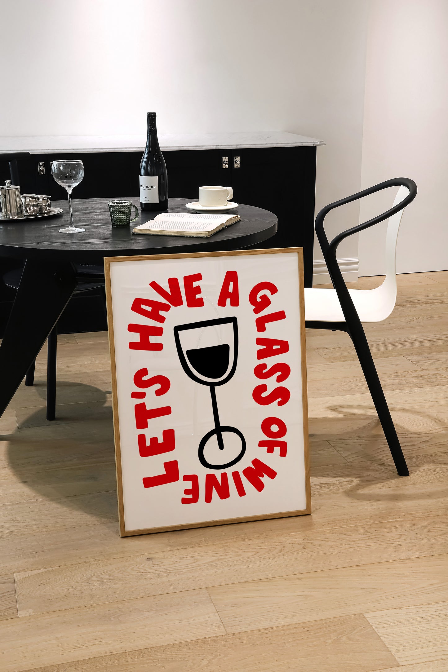 Let's Have a Glass | Wine Poster | UNFRAMED