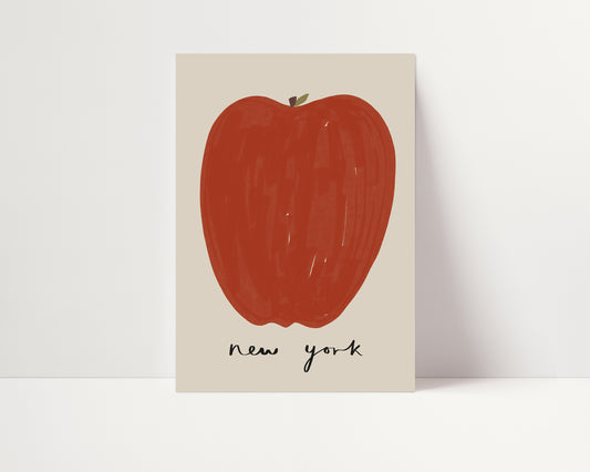 Big Apple | New York Poster | UNFRAMED