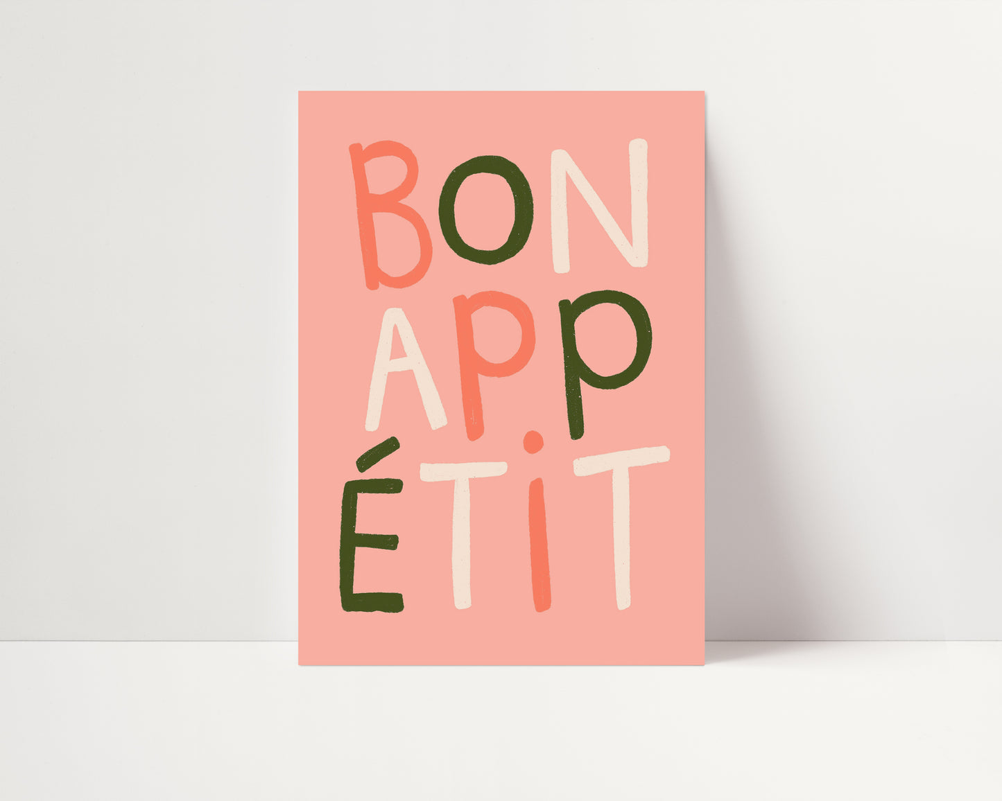 Bon Appetit | Kitchen Poster | UNFRAMED