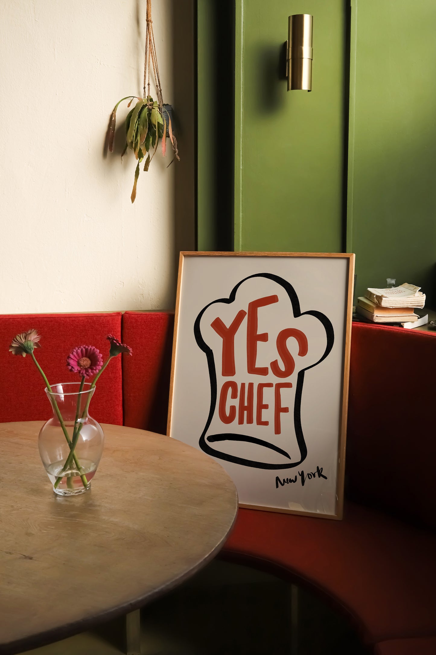 Yes Chef | New York Poster | UNFRAMED