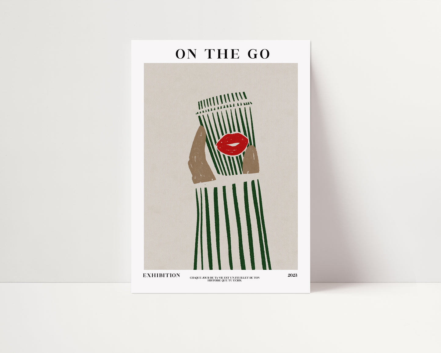 Coffee On The Go | Coffee Print | UNFRAMED