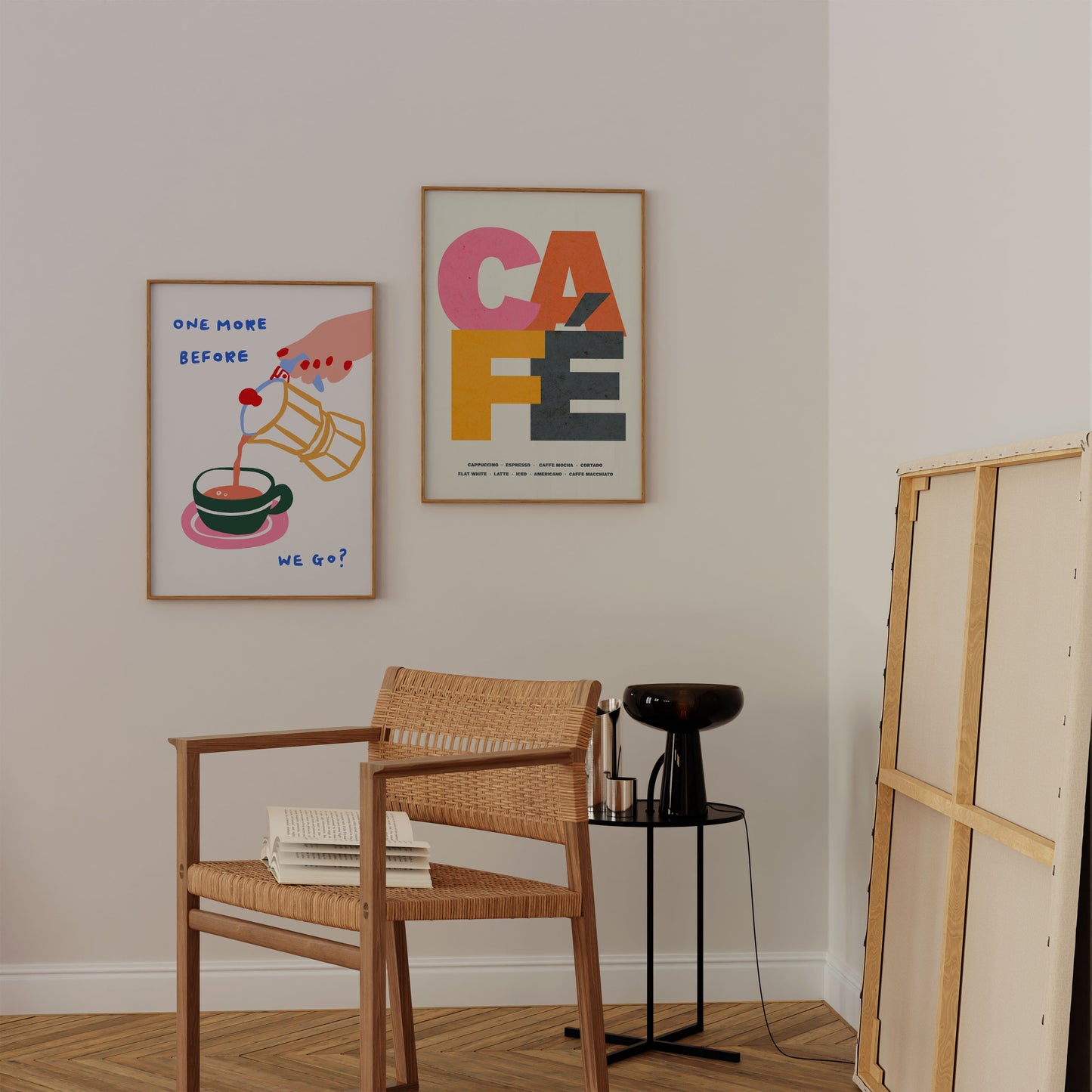 Coffee Cafe | Set of 2 Prints | UNFRAMED