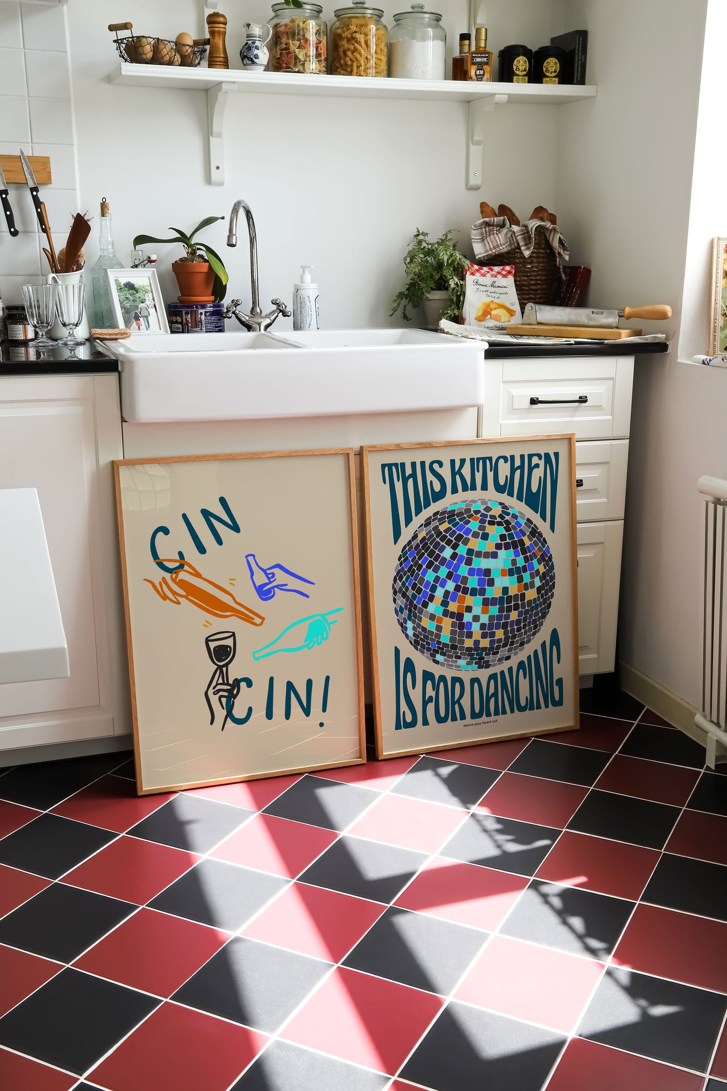 Kitchen Disco | Set of 2 Prints | UNFRAMED