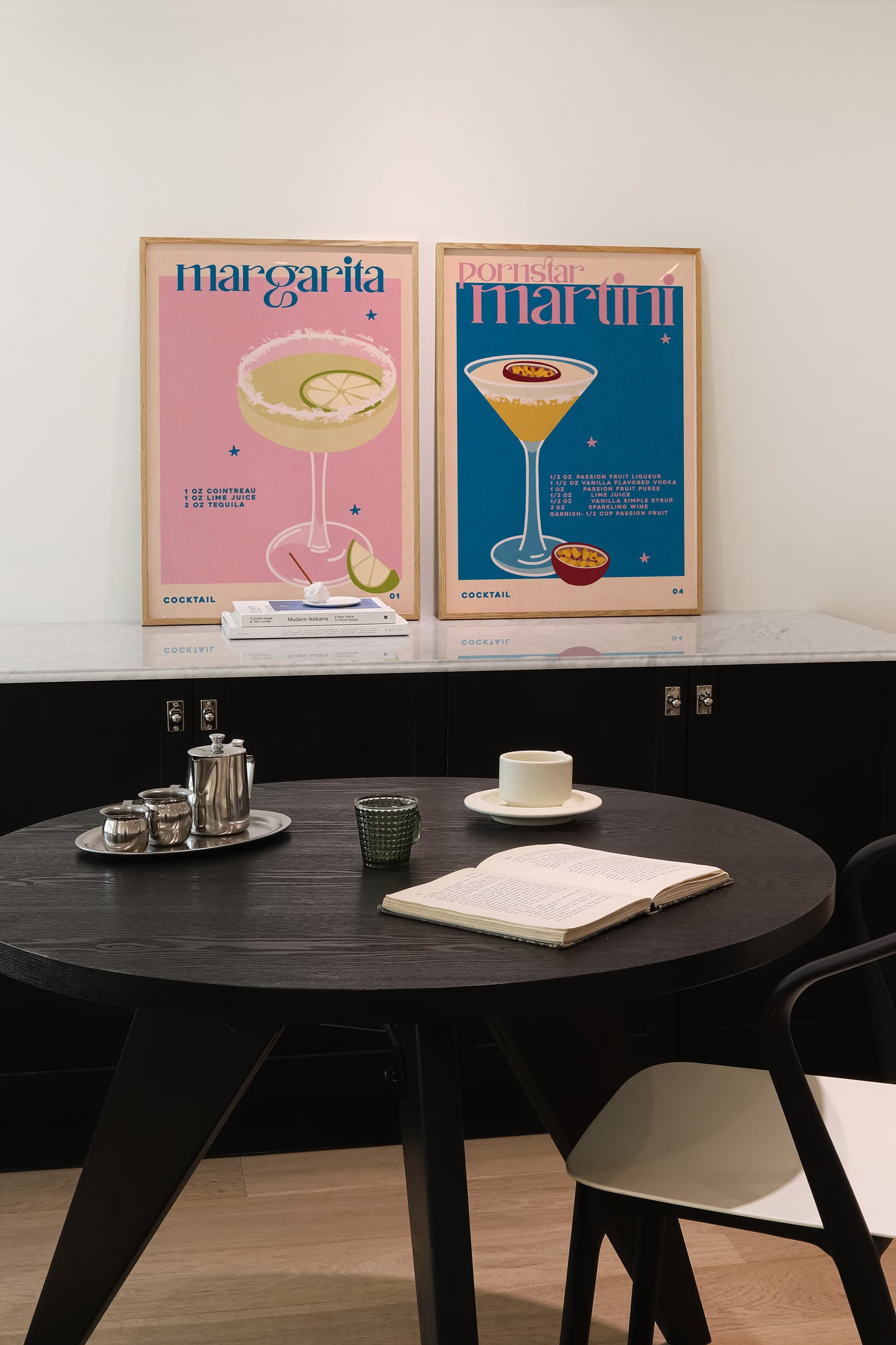 Porn Star Martini | Margarita | Set of 2 Prints | UNFRAMED