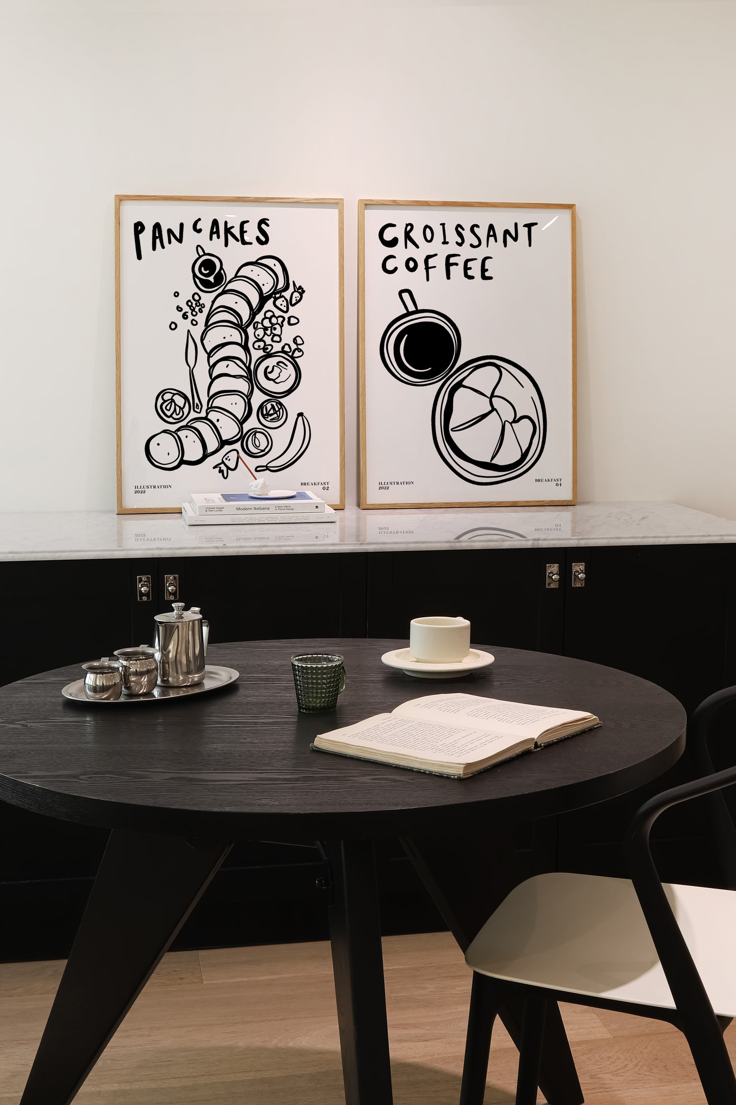 Breakfast | Set of 2 Prints | UNFRAMED