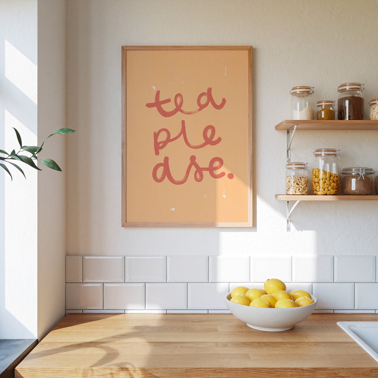 Tea Please | Tea Print | UNFRAMED