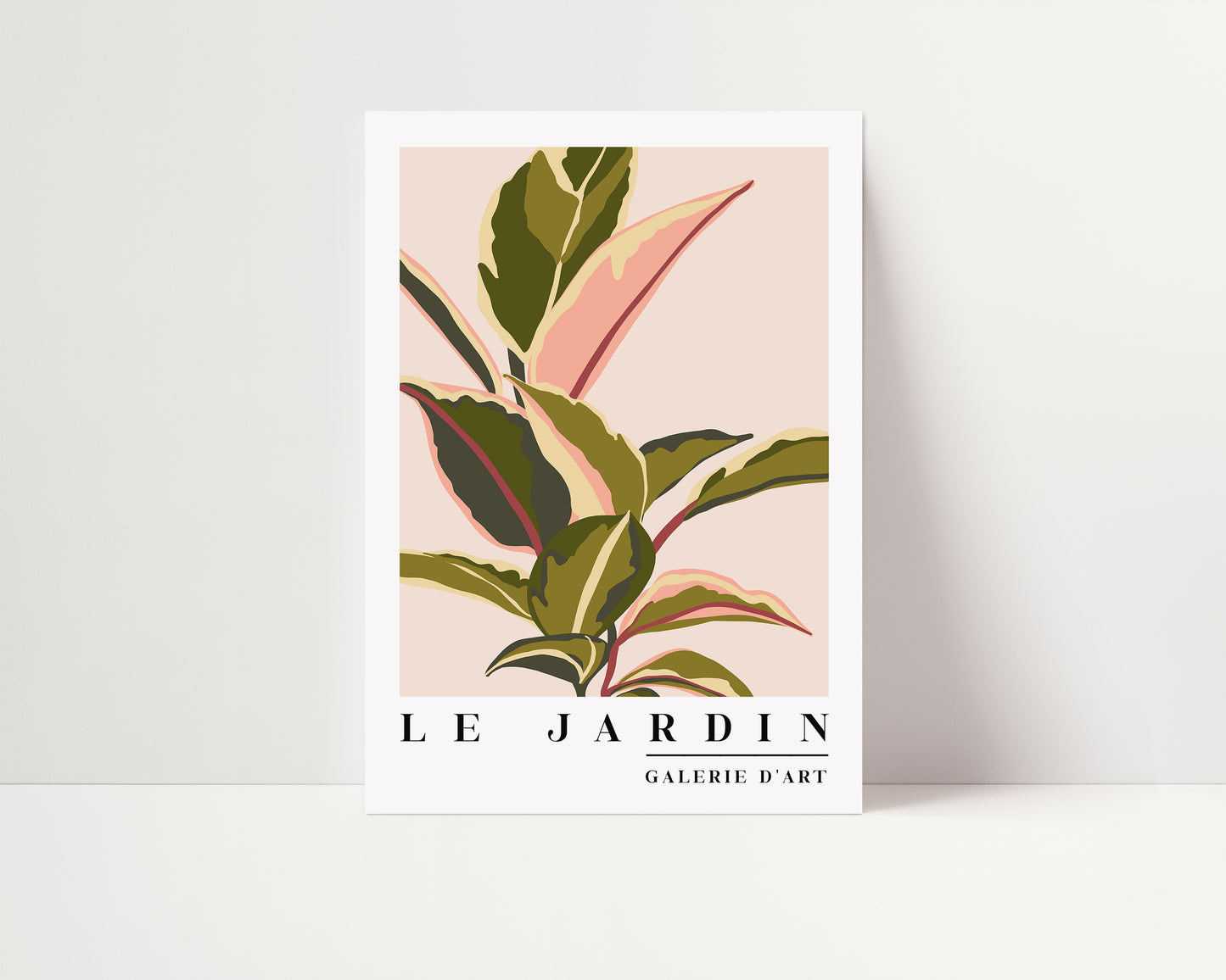 Le Jardin | Plant Print | UNFRAMED