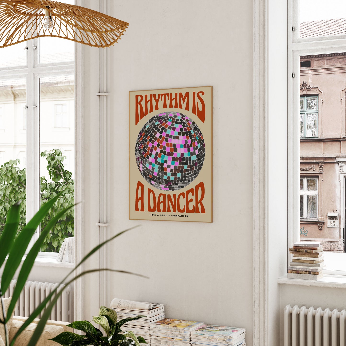 Rhythm is a Dancer | Disco Ball Poster | UNFRAMED