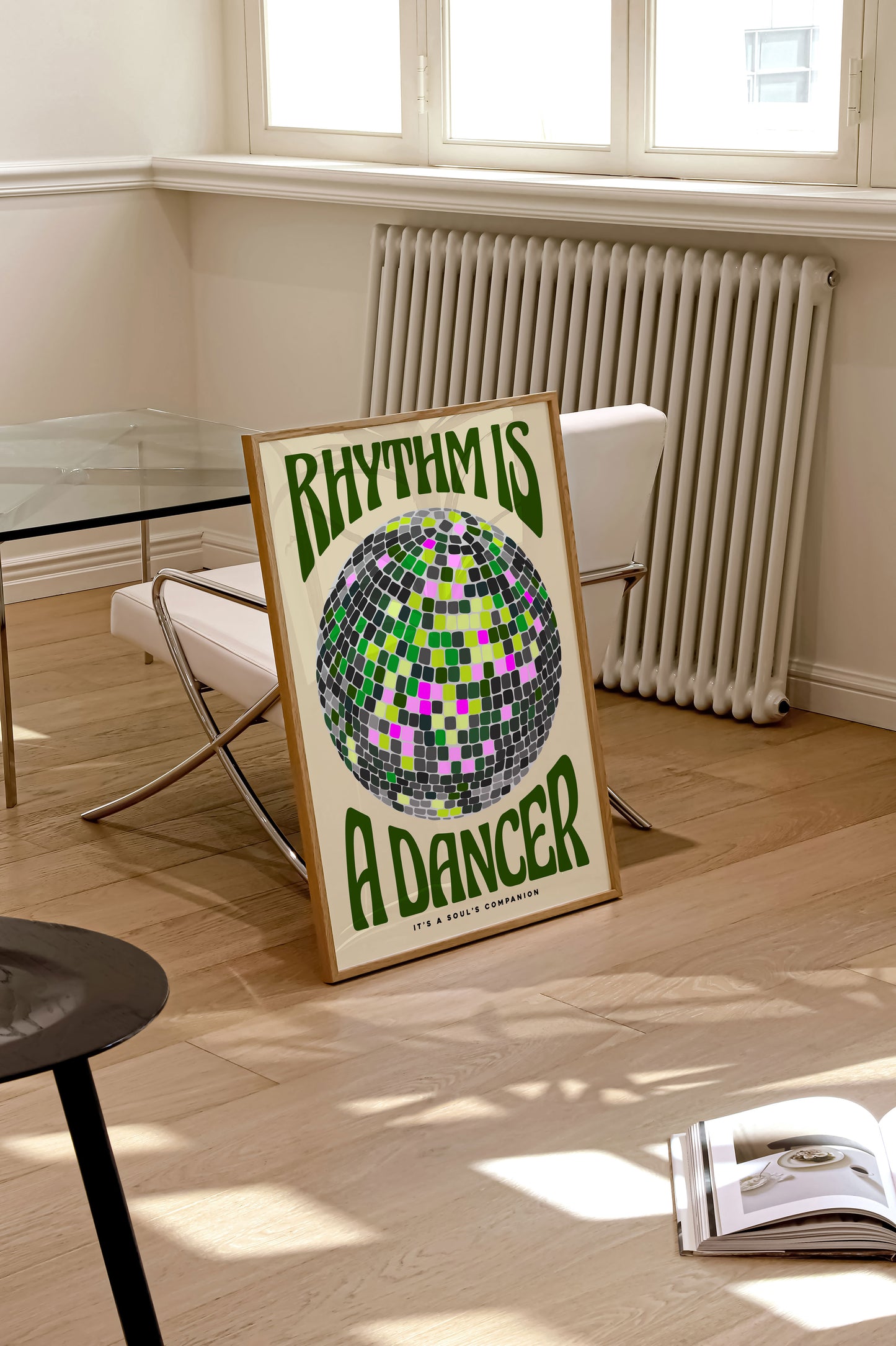 Rhythm is a Dancer | Disco Ball Poster | UNFRAMED