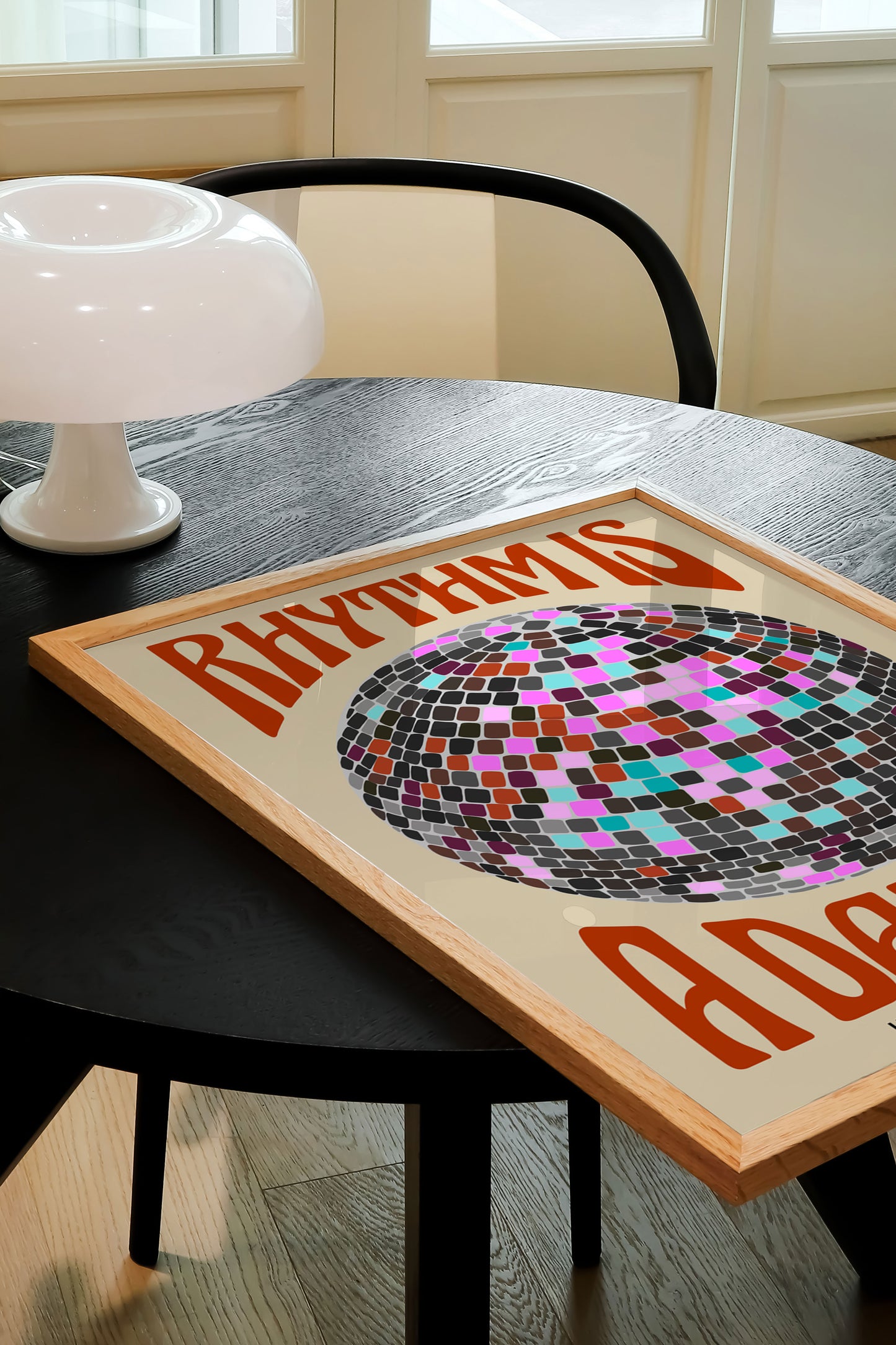 Rhythm is a Dancer | Disco Ball Poster | UNFRAMED