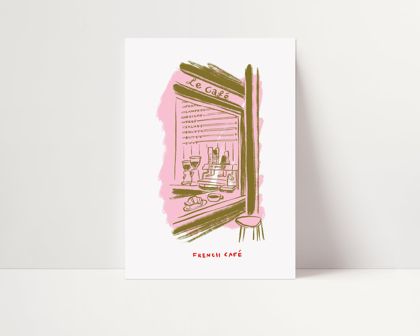 French Cafe Shop | Cafe Print | UNFRAMED