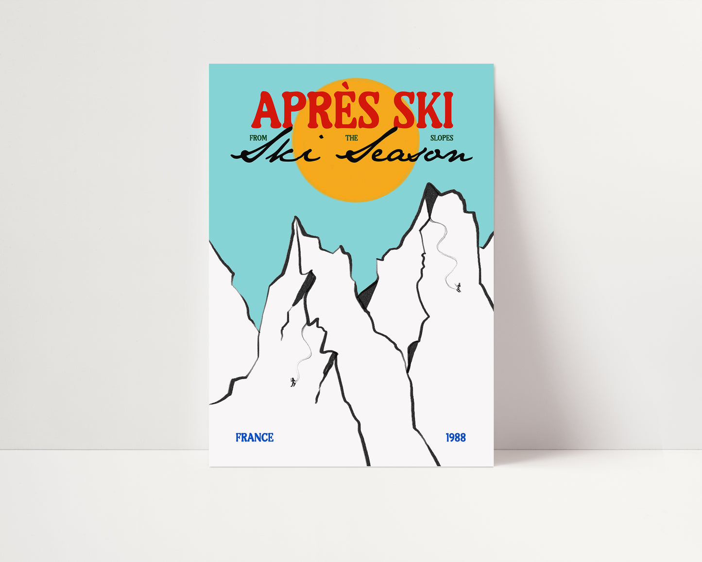 Après Ski | Ski Mountains Print | UNFRAMED