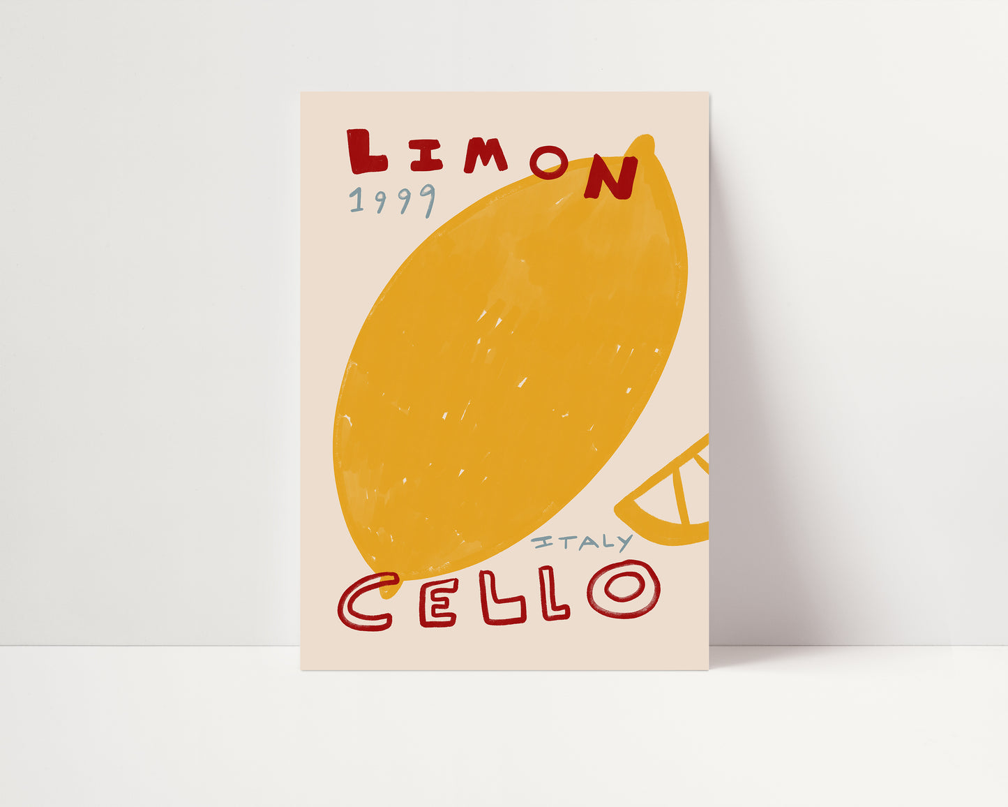 Limoncello | Cocktail Print | UNFRAMED