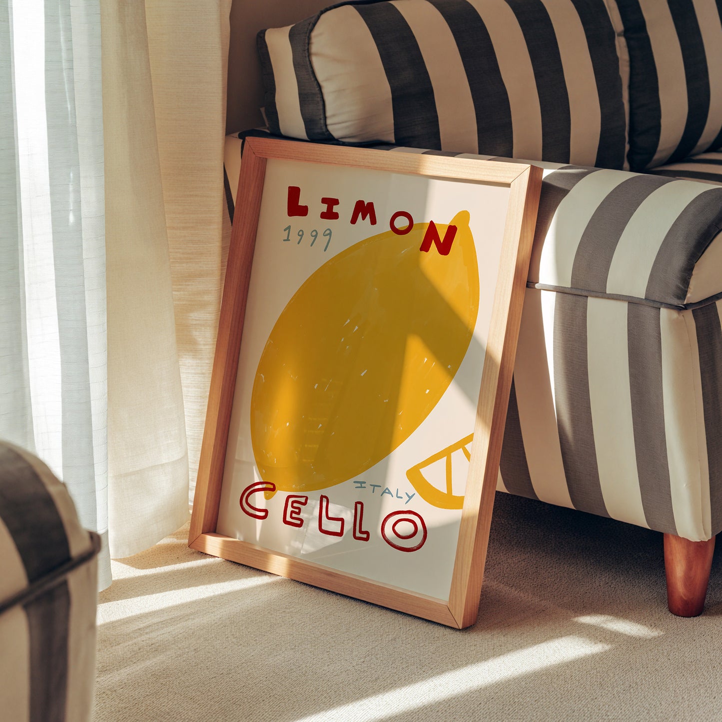 Limoncello | Cocktail Print | UNFRAMED