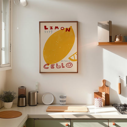 Limoncello | Cocktail Print | UNFRAMED