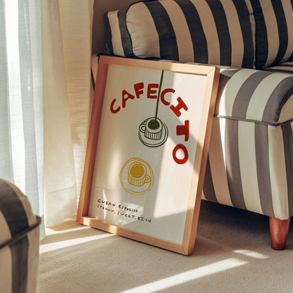 Cafecito | Coffee Print | UNFRAMED