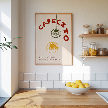 Cafecito | Coffee Print | UNFRAMED