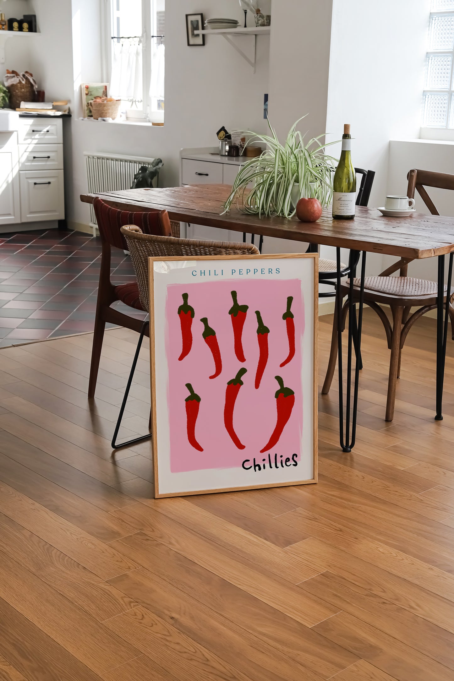 Chili Peppers | Chillies Print | UNFRAMED