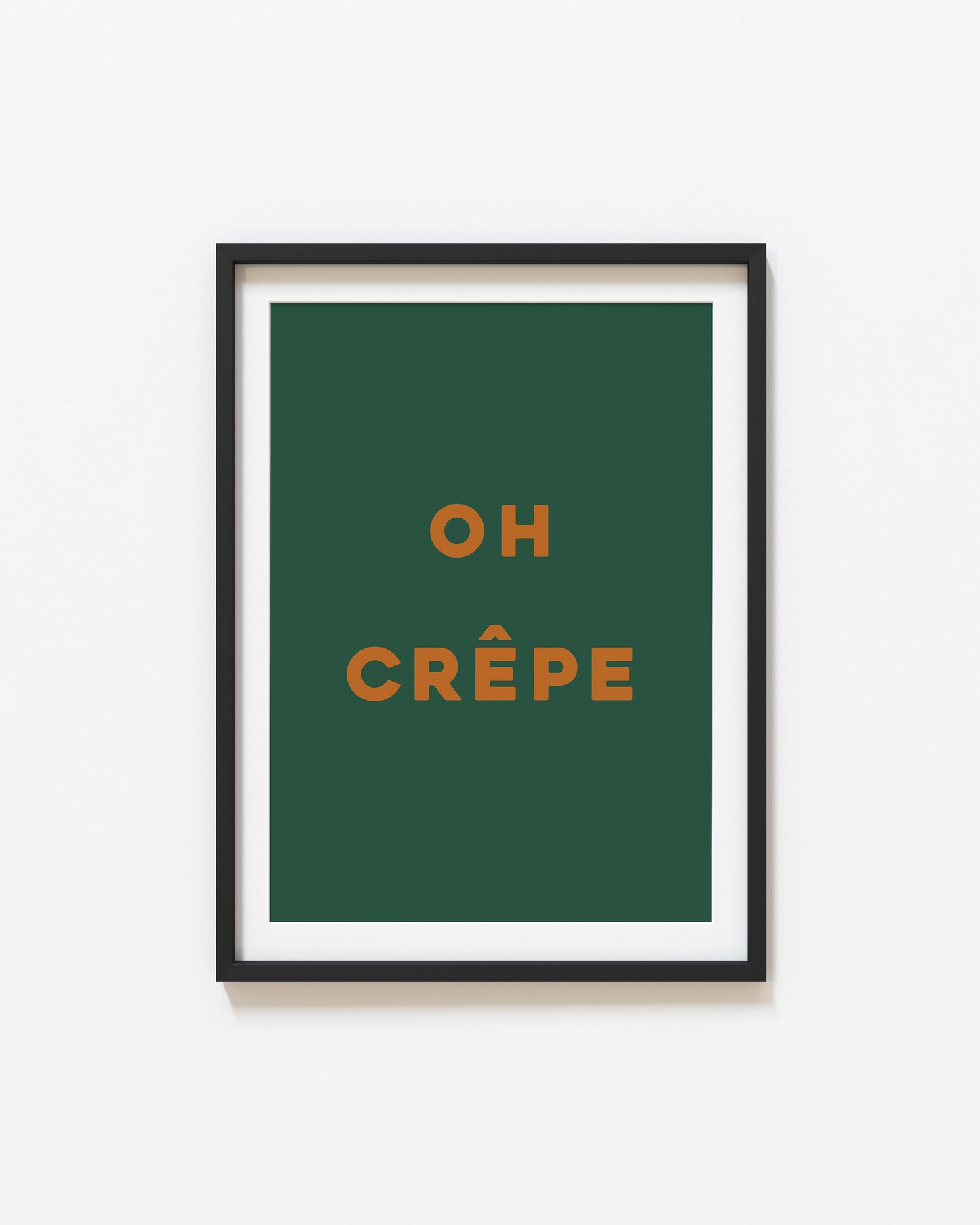 Oh Crepe | Kitchen Print | UNFRAMED