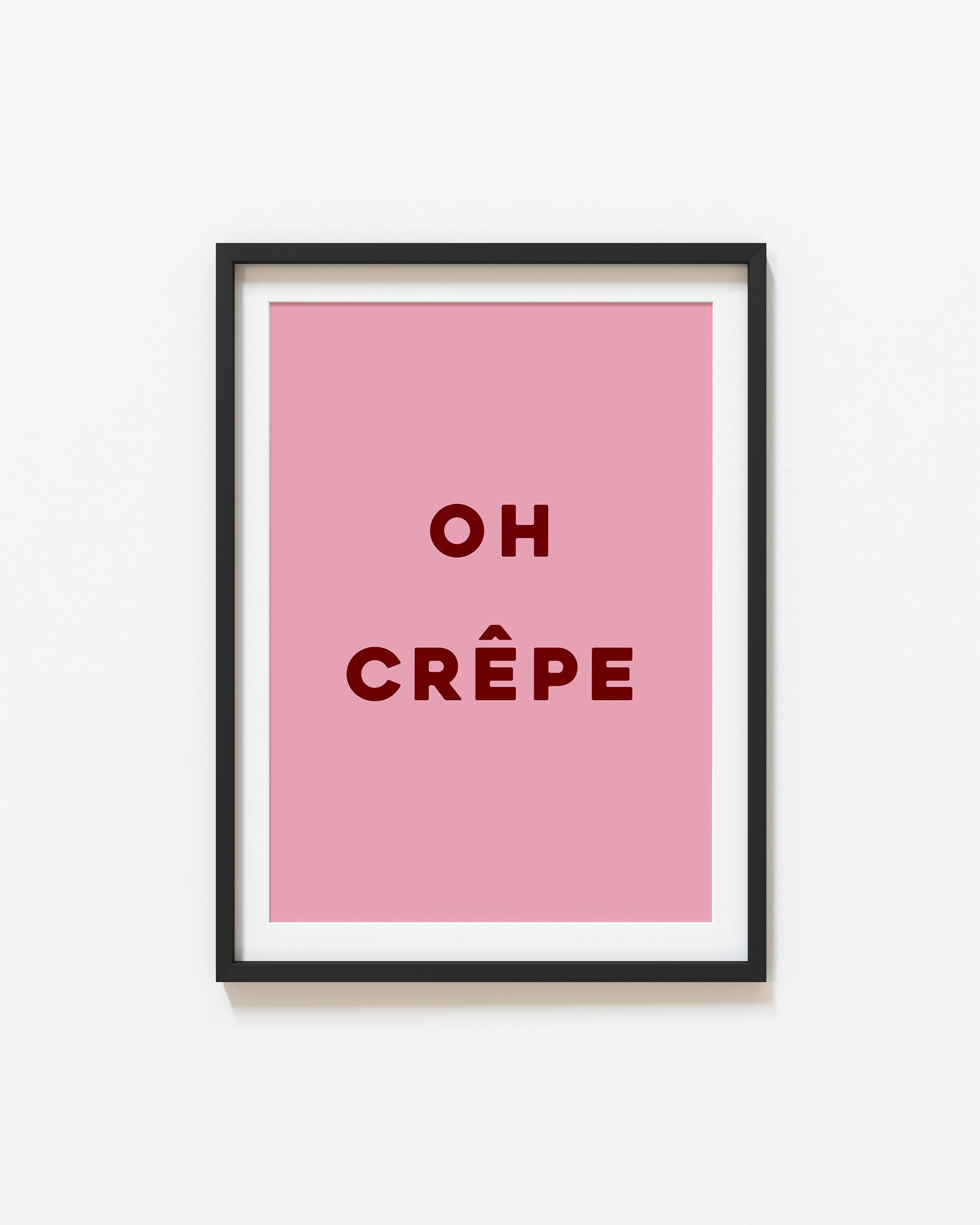 Oh Crepe | Kitchen Print | UNFRAMED