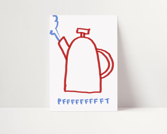 Kettle Whistle | Coffee Print | UNFRAMED