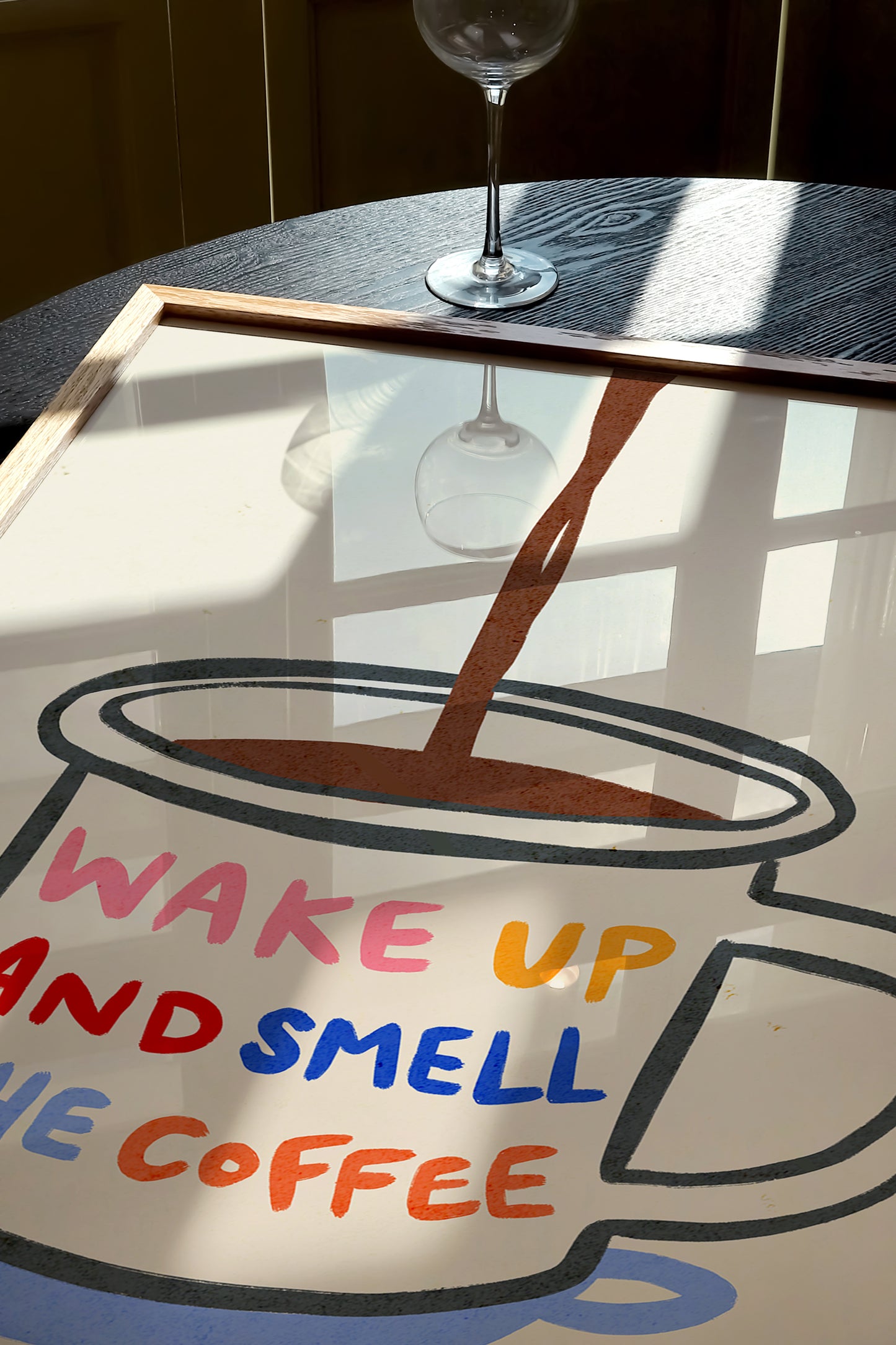 Wake Up And Smell The Coffee | Coffee Print | UNFRAMED