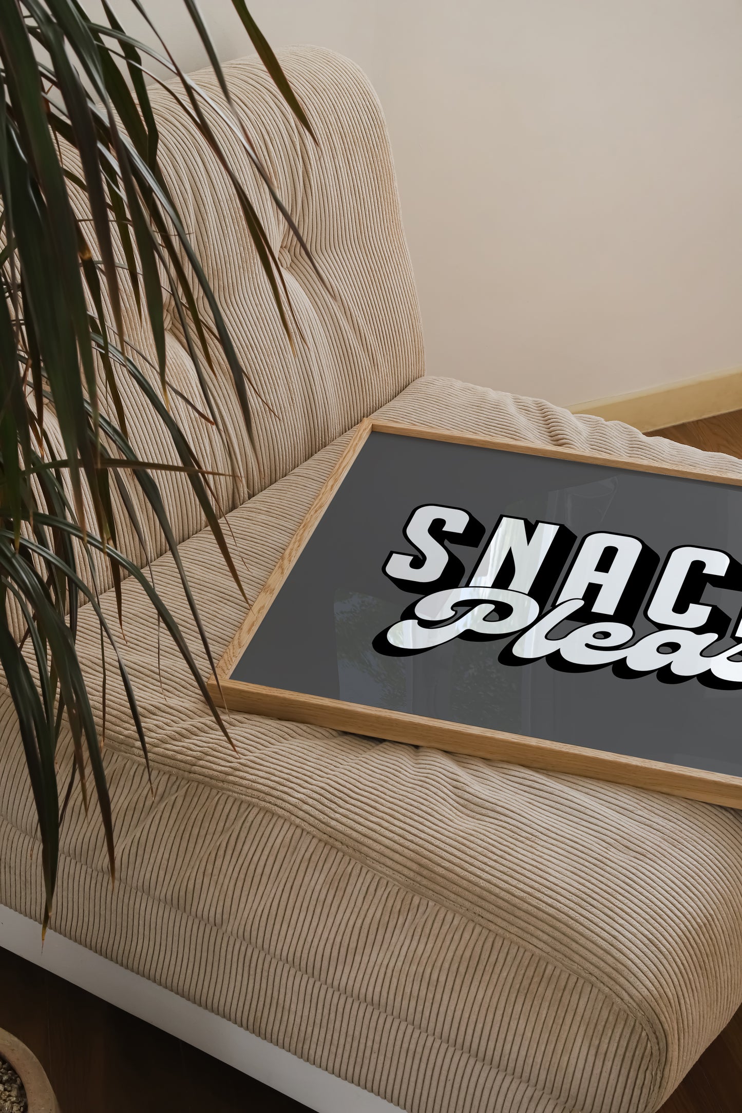 Snacks Please | Quote Print | UNFRAMED