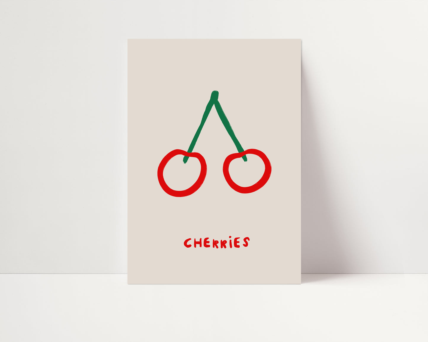 Cherries | Retro Poster | UNFRAMED