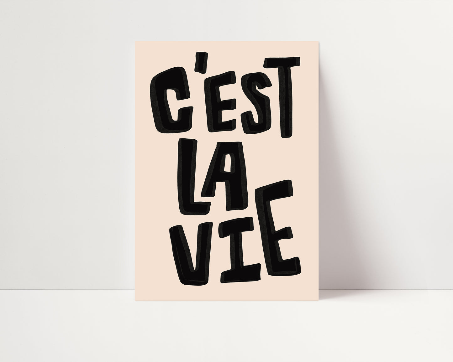 C'Est La Vie | French Poster | UNFRAMED