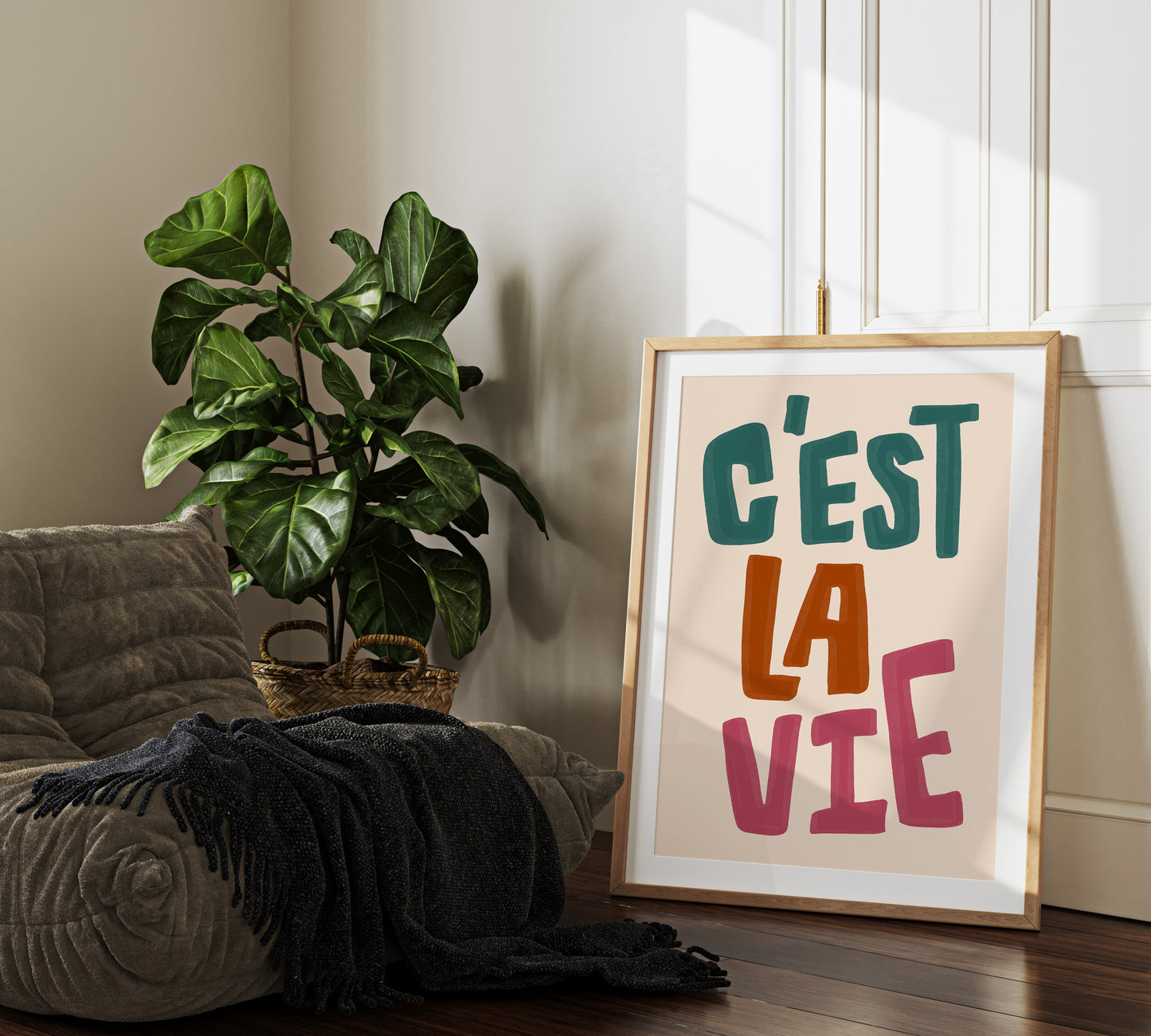 C'Est La Vie | French Poster | UNFRAMED