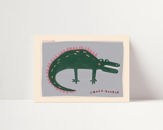 Croco-Doodle | A4 | STUDIO SECOND